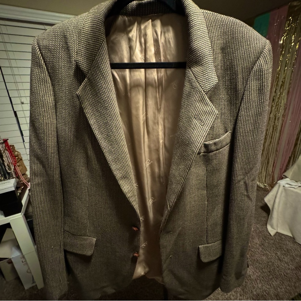 Vintage Valentino Uomo 100% wool blazer jacket for Neiman Marcus (V2)